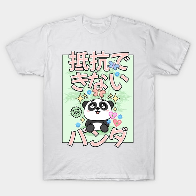 Irresistible Panda Shirt, Fancy Dress, Funny Tee T-Shirt by SailorDesign